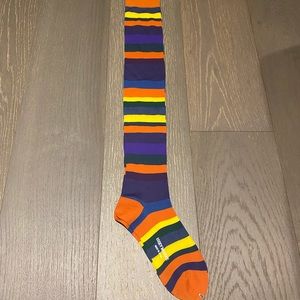 Issey Miyake multicolor striped socks